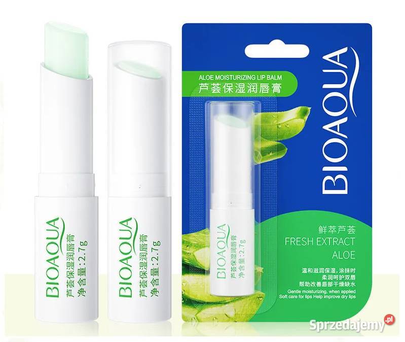 Naturalna pomadka do ust z aloesem Bioaqua Unisex mazowieckie Płock