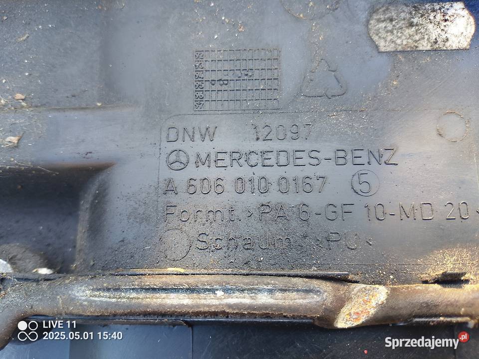 Mercedes om 6060100167 pokrywa głowicy silnika małopolskie Kocmyrzów