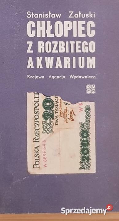 Chłopiec z rozbitego akwarium Stanisław Załuski