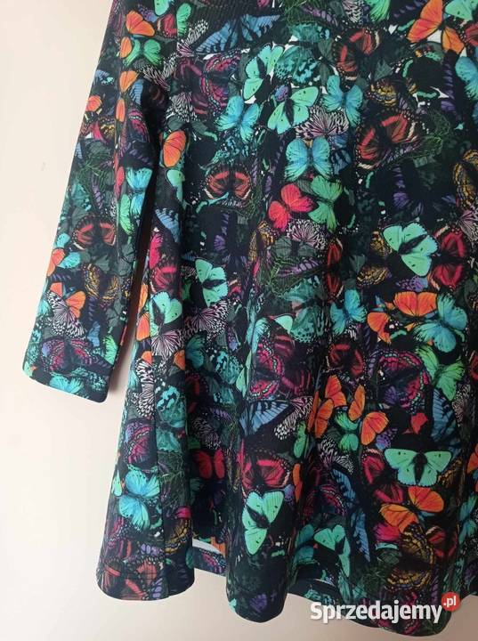 Bluzka w kolorowe motyle Mohito Bluzki i koszule Bluzki i koszule Hajnówka sprzedam