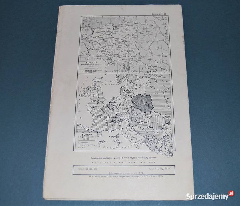Mały Atlas Historyczny Wyd 1972r Starocia mazowieckie Warszawa
