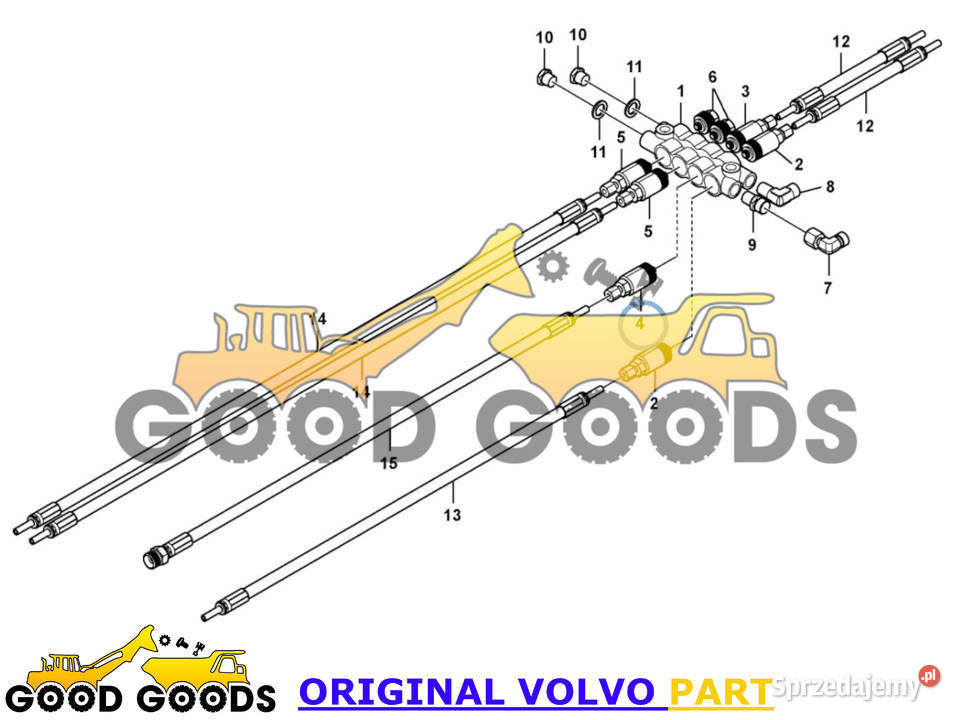 VOLVO ZAWÓR DOZUJĄCY CENTRALNEGO SMAROWANIA Układ hydrauliczny sprzedam