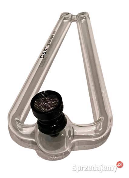 Podwójna Lufka Szklana z Czarną Końcówką DK 145 Ostrowy nad Okszą