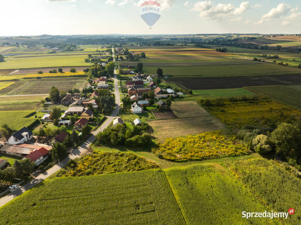 Płaska prostokątna działka 33 do Krakowa Książnice Wielkie sprzedam