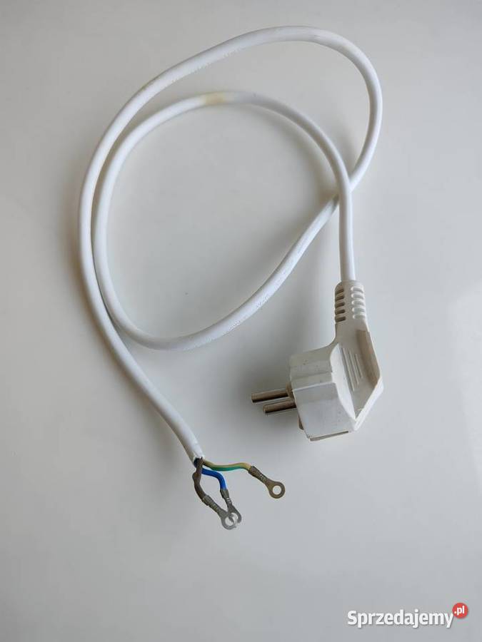 Kabel przewód zasilający biały 16A 205V 3 PIN 70 warmińsko-mazurskie Olecko