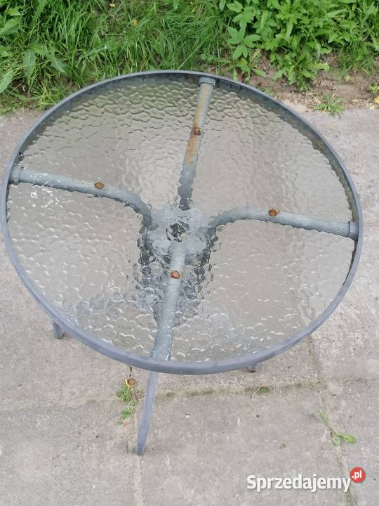 Stolik ogrodowy okrągły o średnicy 60wysokość 70 Okocim