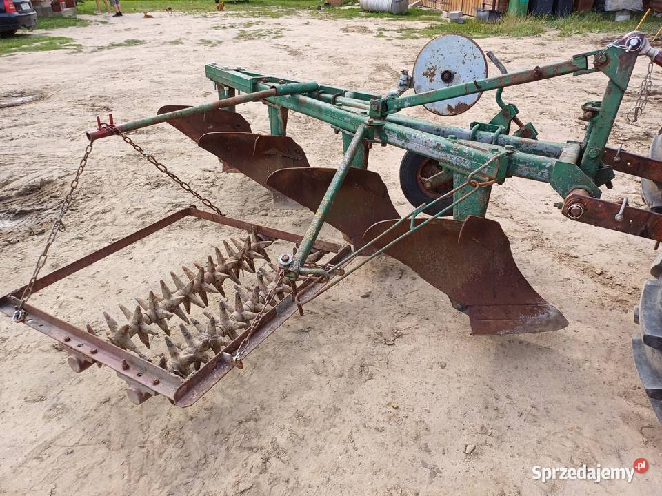 Pług 4 skibowy z kolczatką Pługi Lubichowo