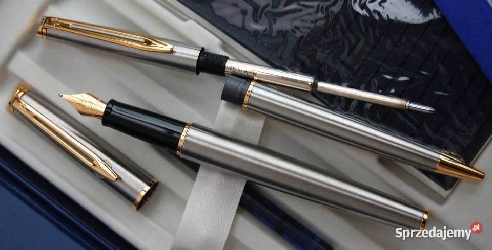Pióro wieczne i długopis stal Hemisphere Lublin