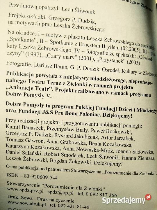 Książka unikatowa kolekcjonerska o teatrze mazowieckie Warszawa