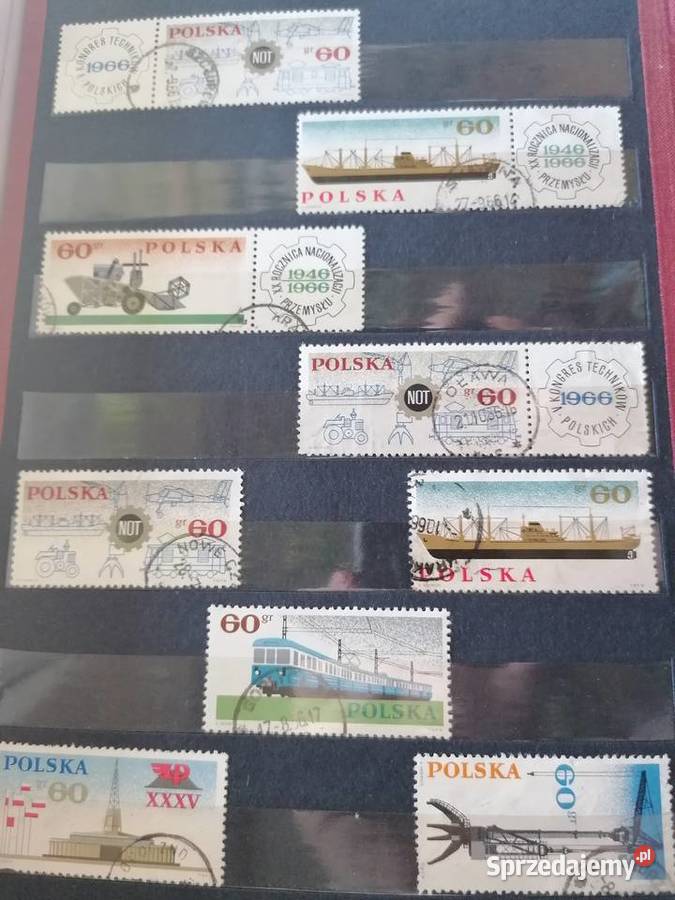 Album czerwony że znaczkami z lat 6070 cz 1 małopolskie Kraków