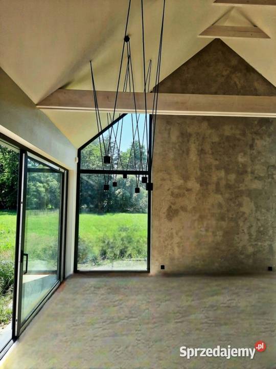 Nowoczesna długa lampa wiszaca do wysokiego podkarpackie Rzeszów