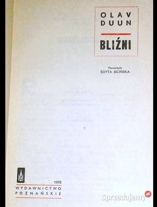 Bliźni Olav Duun Chełm