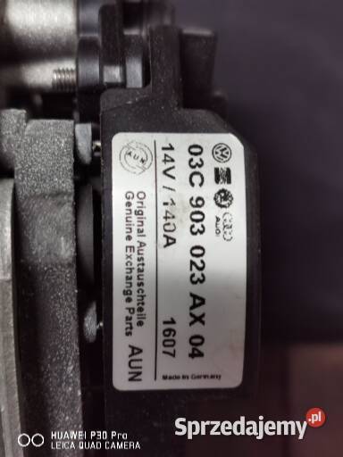 V03C903023AX W NOWY ALTERNATOR 170 AMPER osobowe Luzino