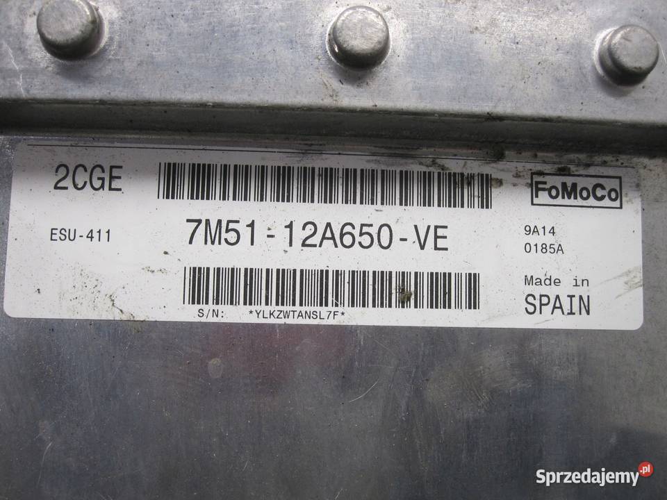 FORD C FOCUS II sterownik moduł ECU 7M5112A650VE Komputery Kielce