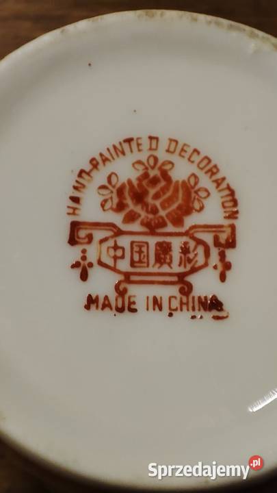 Serwis do kawy porcelana chińska Vintage