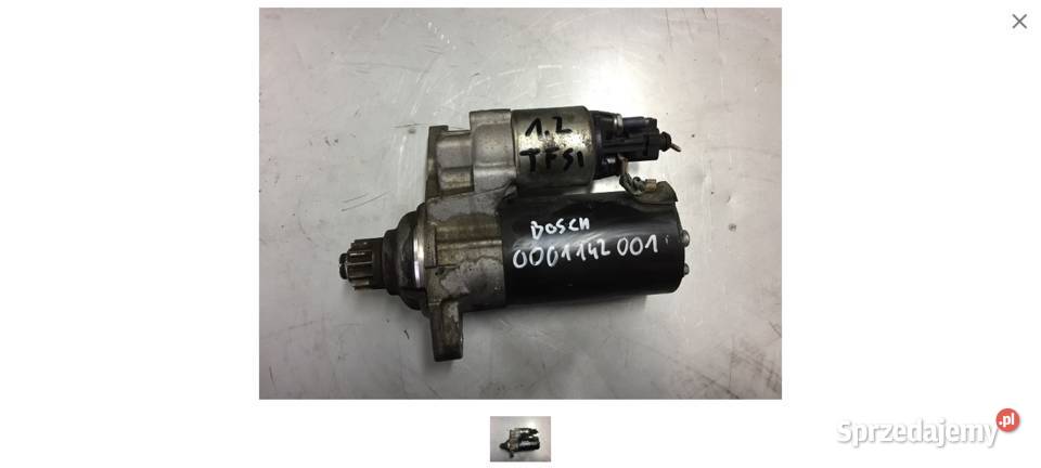 rozrusznik 0001142001 12 tfsi audi vw seat skoda Jelcz-Laskowice sprzedam