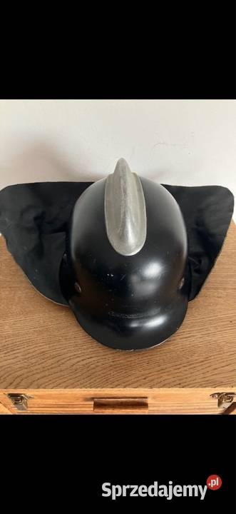 Super zadbany hełm niemieckiej straży Cybinka