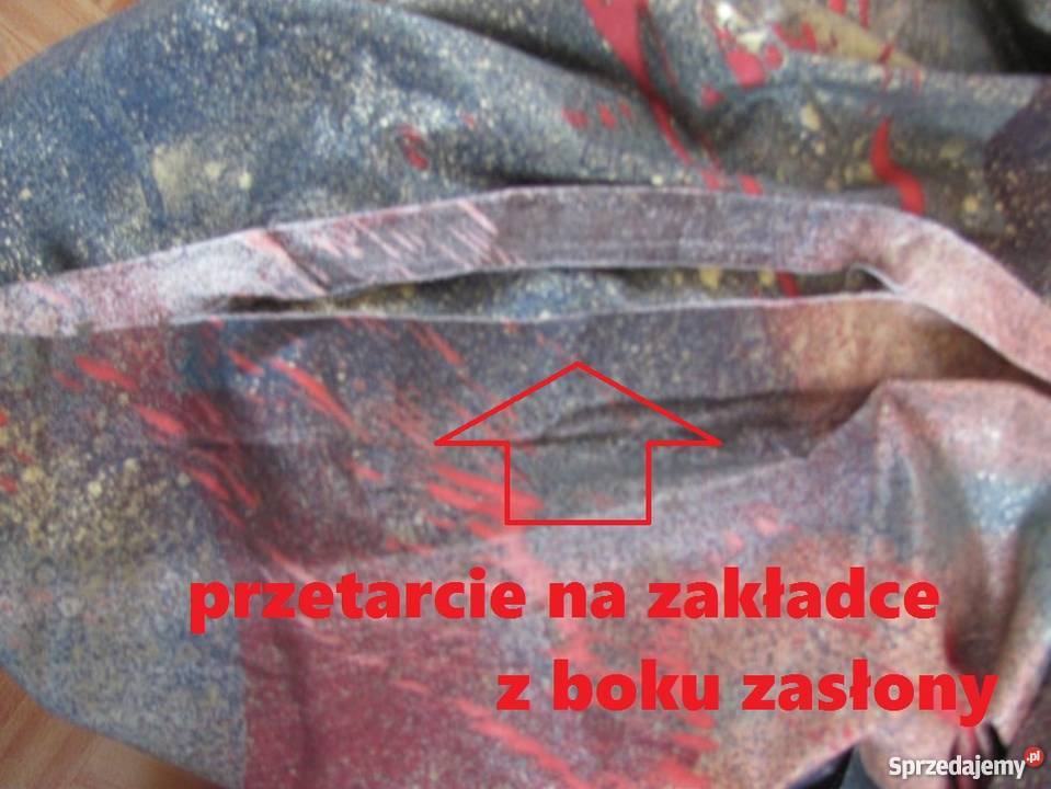 zasłony 210 x 130 komplet 2 sztuk wielokolorowy Zamość sprzedam