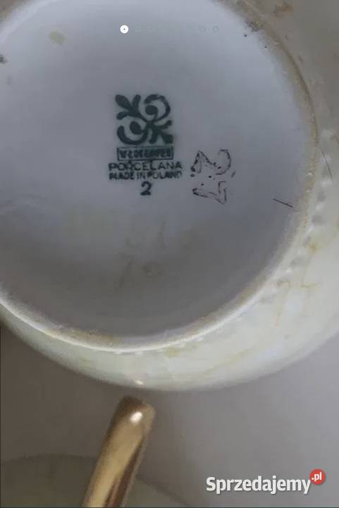 Serwis kawowy porcelana Włocławek z lat PRLu Antyki, Sztuka, Kolekcje Łódź