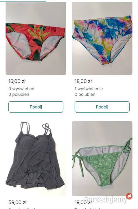 STROJE KĄPIELOWE TANKINI KOSZULKO MAJTKI BIKINI Piła sprzedam