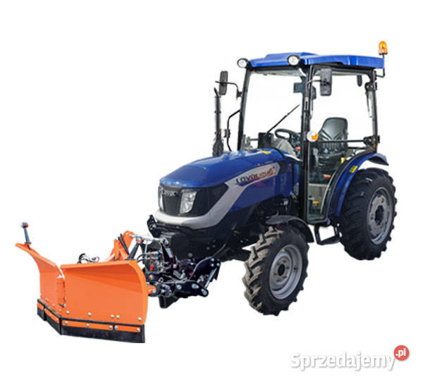 Ciągnik komunalny LOVOL M404 40 z pługiem i
