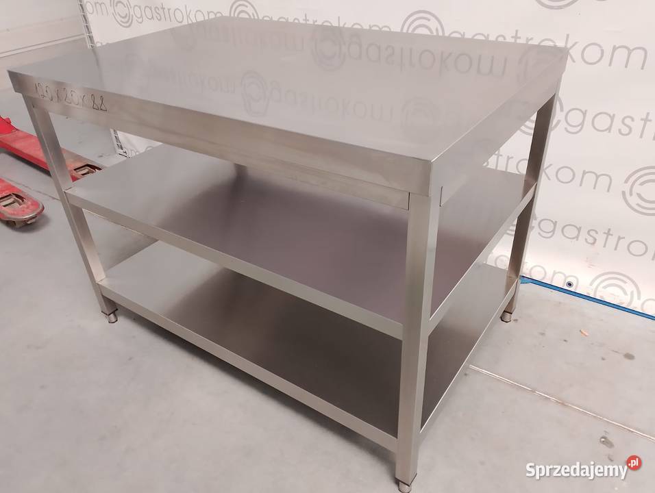 Stół centralny z 2 półkami  120x80x85 Wrocław