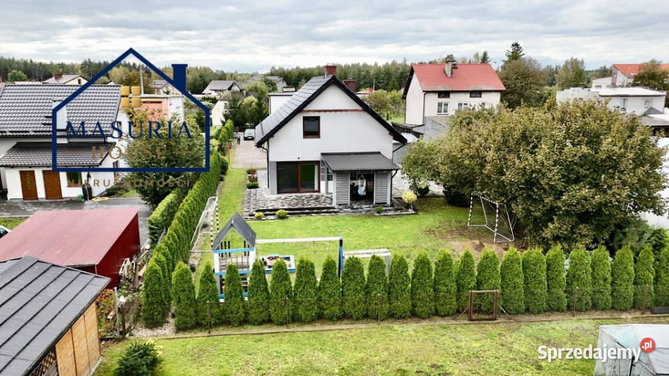 Nowoczesny dom z ogrodem w Jamielniku garaż Jamielnik sprzedam