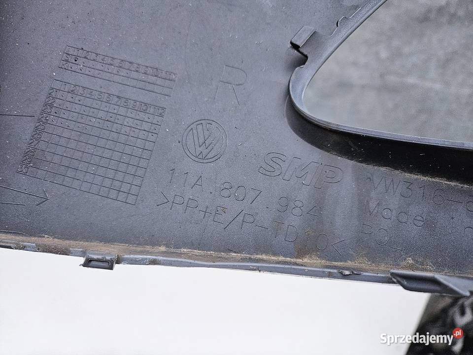 VW ID4 ID4 NAROŻNIK PRAWY ZDERZAKA TYŁ 11A807984 Międzychód