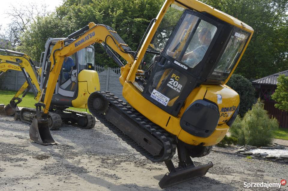 Minikoparka mini koparka KOMATSU PC20R 2700 00r Złoczew