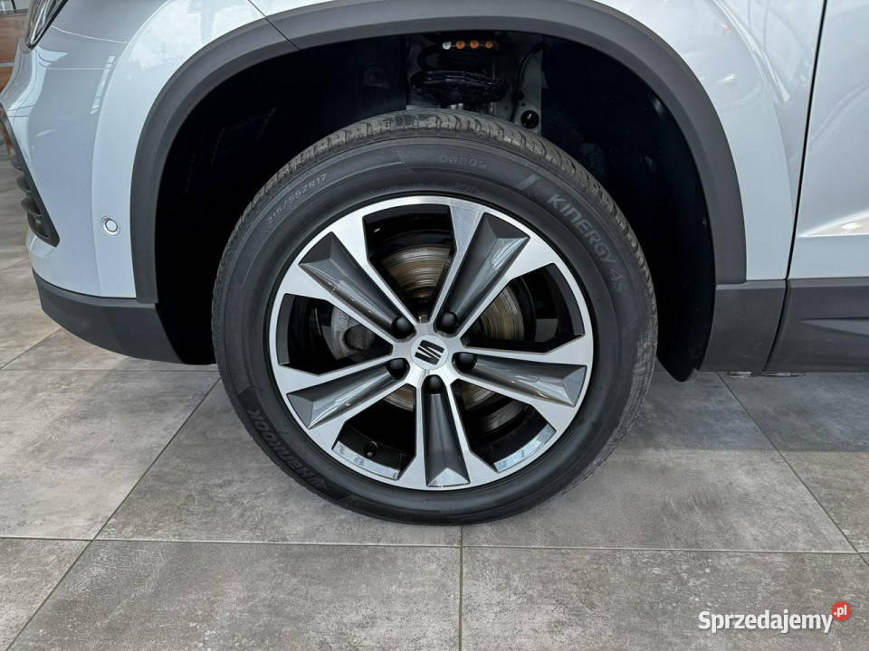 Seat Ateca Style 15TSI 150 DSG 2023 r salon I łopatki zmiany biegów małopolskie Myślenice