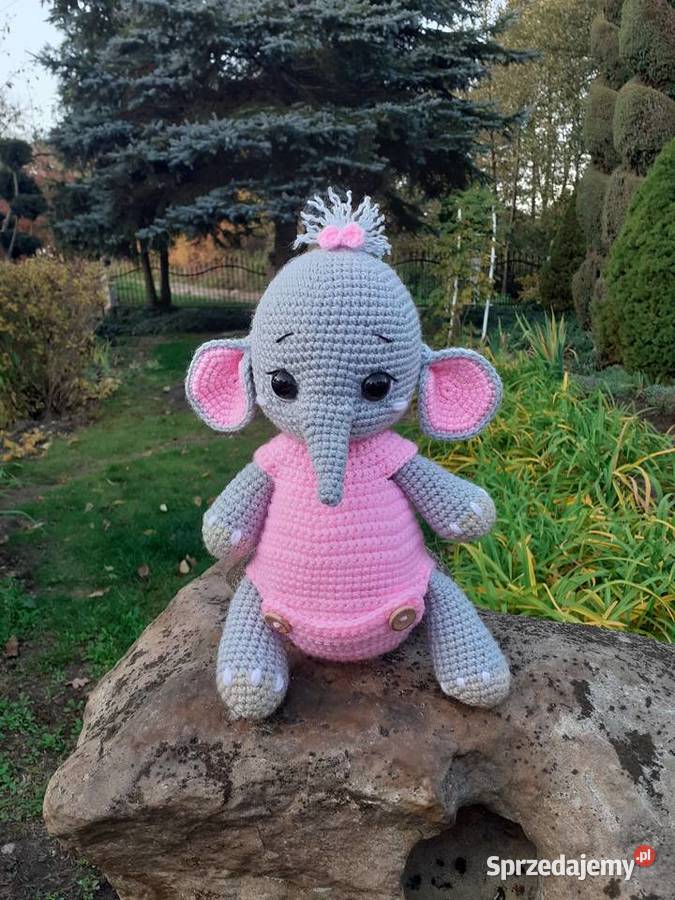 Słoń na szydełku Mrocza