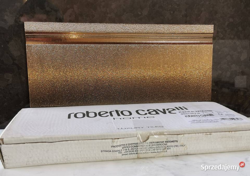 Płytki ROBERTO CAVALLI 165X40 ALzata Oro Dekor sprzedam