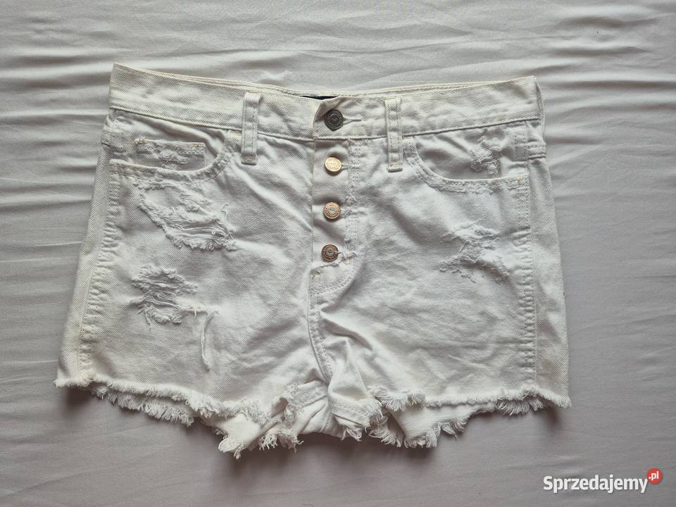 Krótkie spodenki białe Hollister małopolskie Brzesko sprzedam