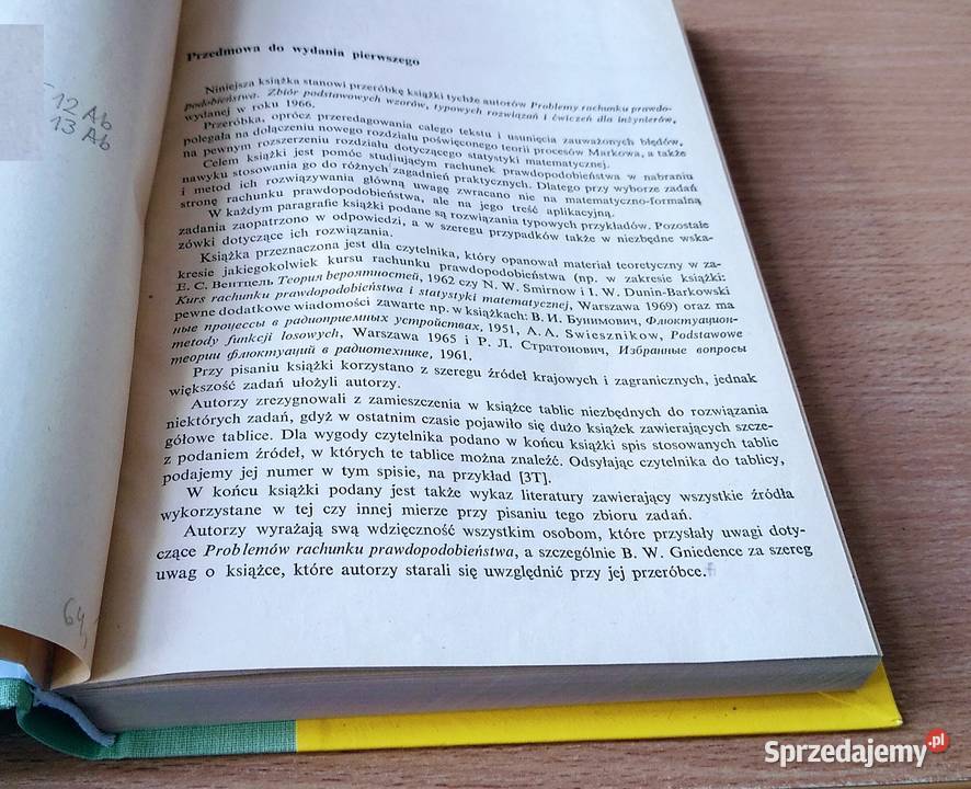 Rachunek prawdopodobieństwa w zadaniach i pomorskie Gdańsk sprzedam