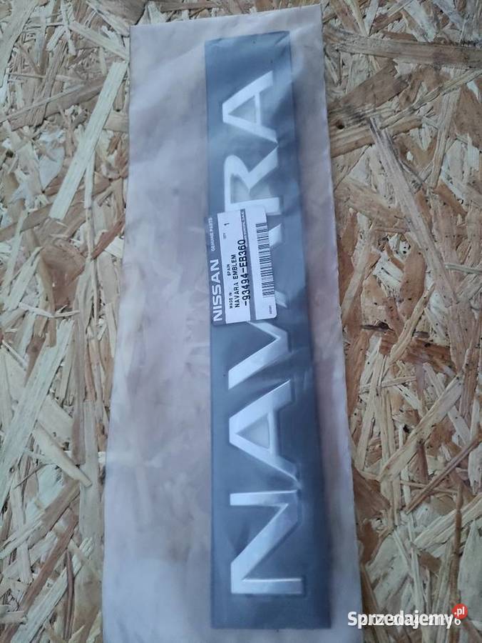 Emblemat napis Nissan Navara 93494EB360 Emblematy Brzesko