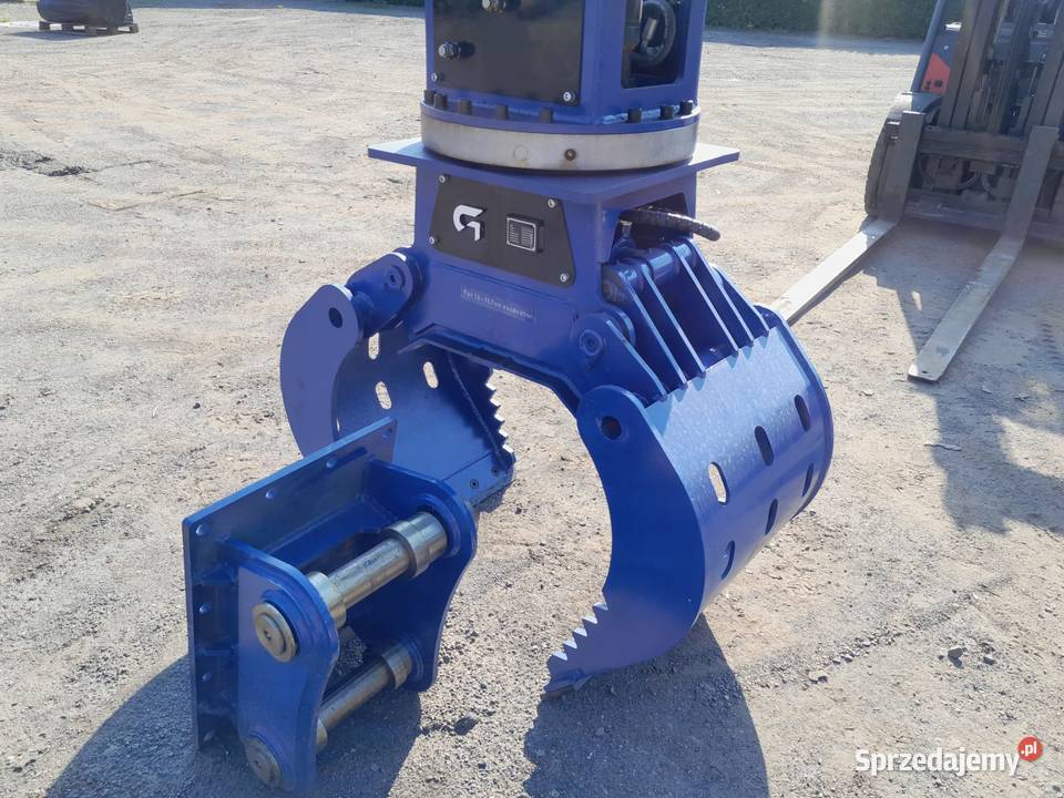 Chwytak hydrauliczny obrotowy wyburzeniowy fi65 Maków Podhalański