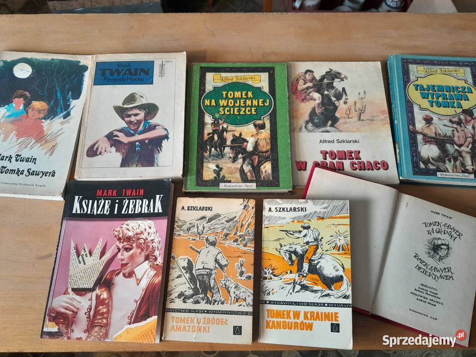 Zestaw książek 9 Alfred Szklarski Przygody Tomka Dąbrowa Górnicza