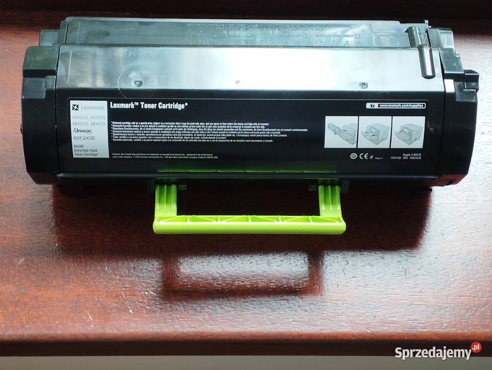 Toner Lexmark 60F2XOE pusty z chipem na 6000 Warszawa sprzedam