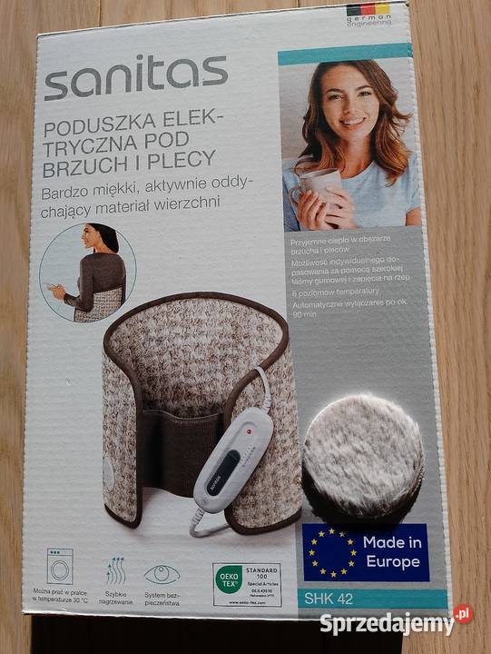 Poduszka elektryczna pod brzuch i plecy Sanitas Warszawa