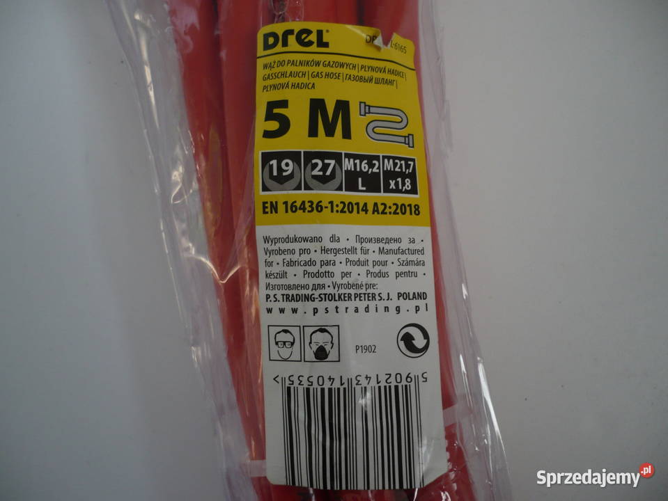 wąż do palników gazowych 5m Jaworzno