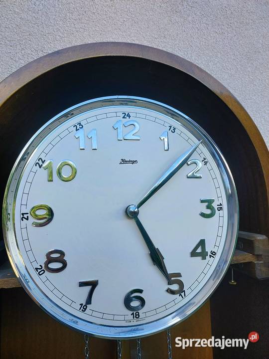 87 Stary zegar podłogowy baba Kieninger art deco Tczew