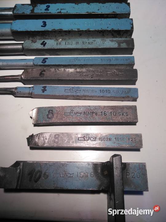 Noże tokarskie 10 komplet używane Szczecin Biznes i Przemysł sprzedam