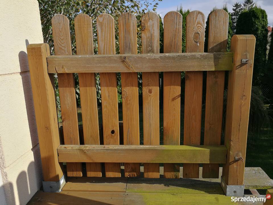 Balustrada balkonowa drewniana Ogrodzenia i bramy