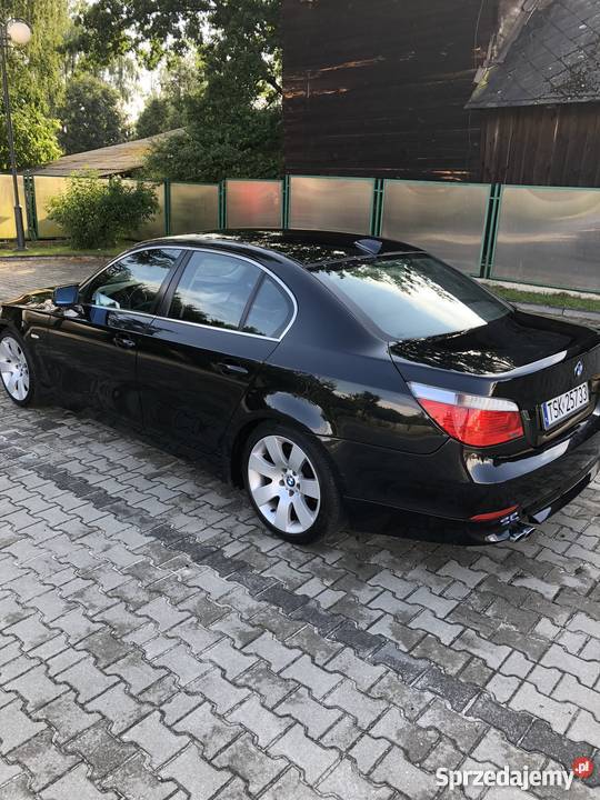 BMW E60 525i Benzyna Gaz Czarny Met Zadbany garażowany Skarżysko-Kamienna