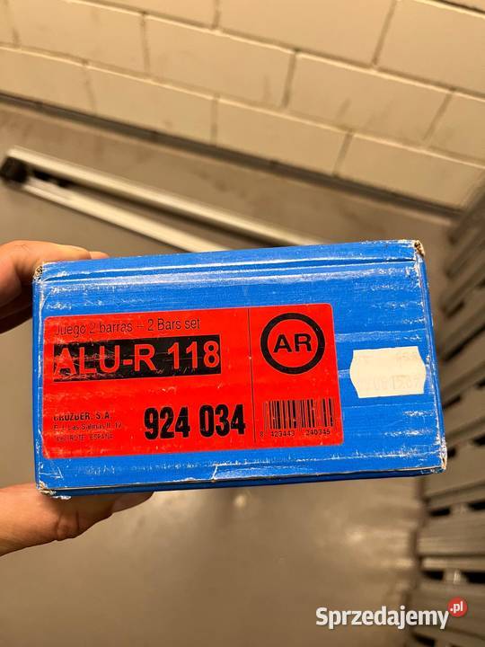 CRUZber belki aluminiowe ALUR 116 bagażnik