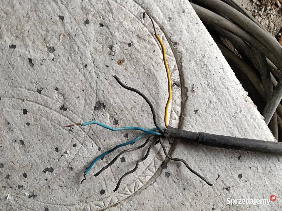 Kabel elektryczny ziemny 7x2 5 Pozostałe Konin