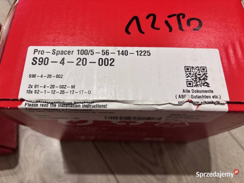 Dystanse Eibach TOYOTA GT86 SUBARU osobowe Jarocin