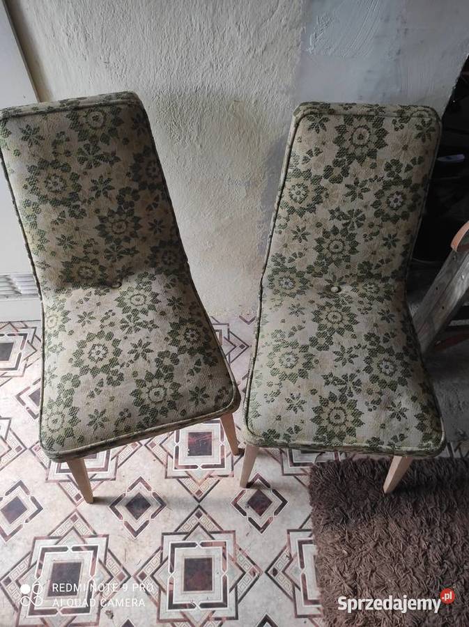 krzesła PRL 4 Lubin