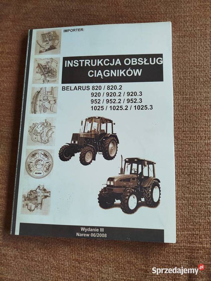 Instrukcja obsługi ciągników Belarus Pozostałe Lublin