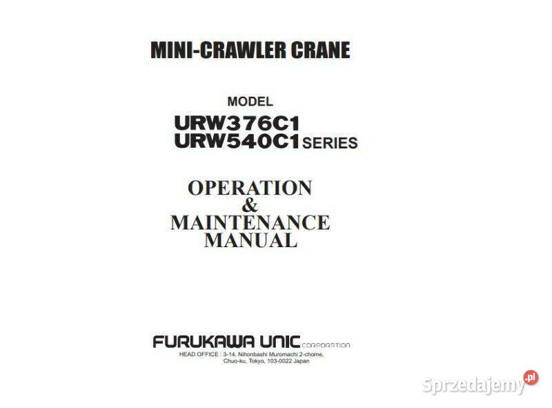 FURUKAWA URW376C1 URW540C1 instrukcja obsługi Kielce